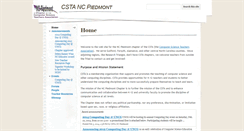 Desktop Screenshot of csta-ncpiedmont.org