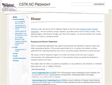 Tablet Screenshot of csta-ncpiedmont.org